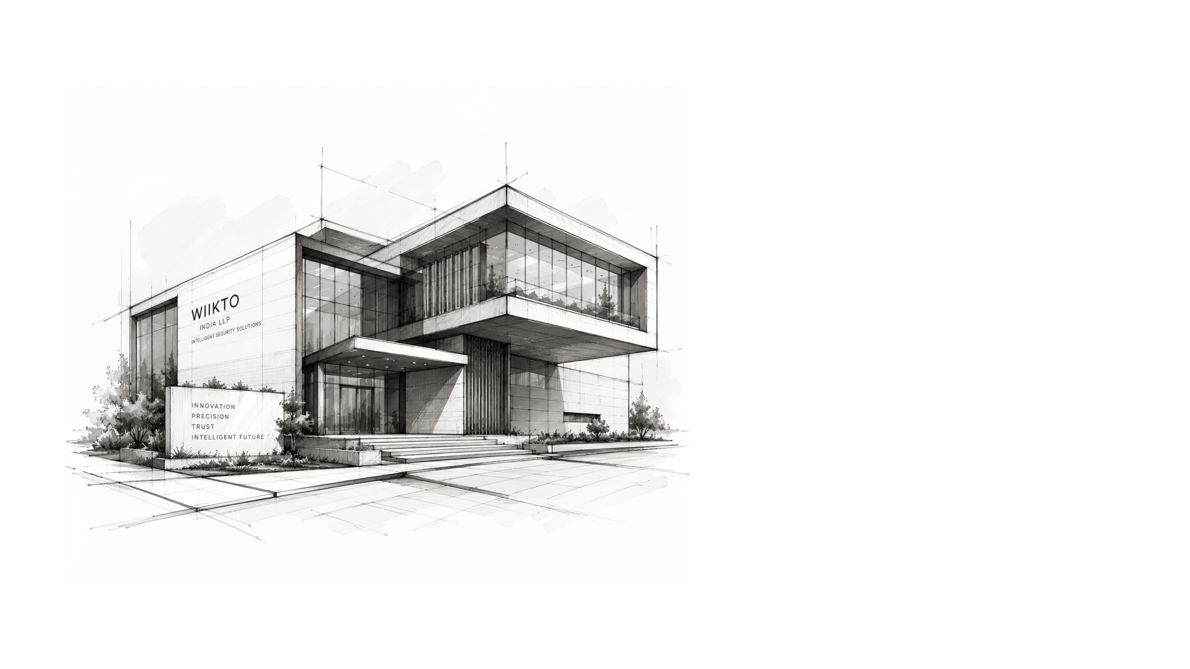 WIIKTO India LLP office building architectural sketch